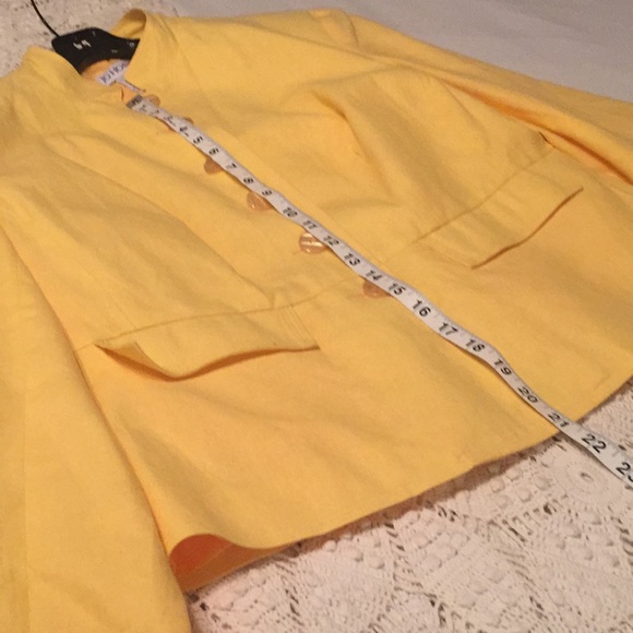 🖤 JG Hook Lined Yellow Jacket 🖤 - Picture 3 of 8